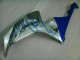 Blau Flamme Silber Honda CBR 1000 RR 2006-2007 Verkleidungen Blau Flamme Silber Honda CBR 1000 RR 2006-2007 Verkleidungen