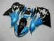 Blau Schwarz Kawasaki ZX6R 2009-2012 Verkleidungen Blau Schwarz Kawasaki ZX6R 2009-2012 Verkleidungen