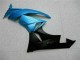 Blau Schwarz Kawasaki ZX6R 2009-2012 Verkleidungen Blau Schwarz Kawasaki ZX6R 2009-2012 Verkleidungen