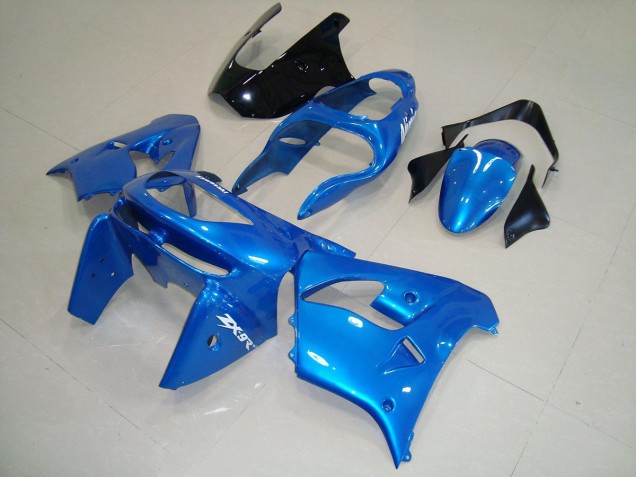 Blau Schwarz Kawasaki ZX9R 1998-1999 Verkleidungen Blau Schwarz Kawasaki ZX9R 1998-1999 Verkleidungen