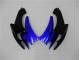 Blau Schwarz Suzuki GSXR 600 / 750 K6 2006-2007 Verkleidungen & Plastik Blau Schwarz Suzuki GSXR 600 / 750 K6 2006-2007 Verkleidungen & Plastik