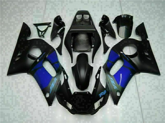 Blau Schwarz Yamaha R6 1998-2002 Verkleidungen Blau Schwarz Yamaha R6 1998-2002 Verkleidungen