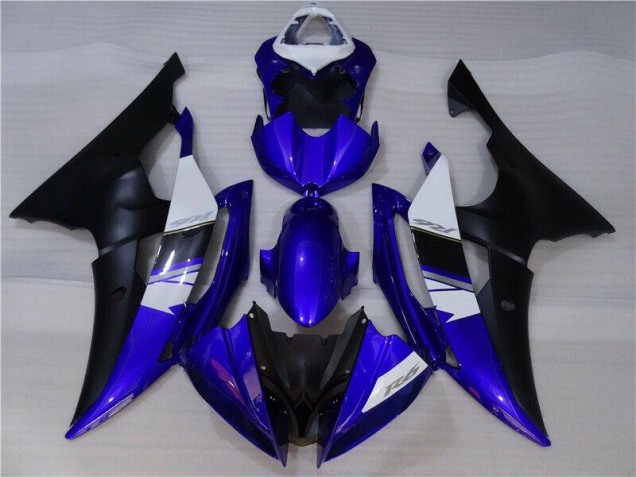 Blau Schwarz Yamaha R6 2008-2016 Verkleidungen Blau Schwarz Yamaha R6 2008-2016 Verkleidungen