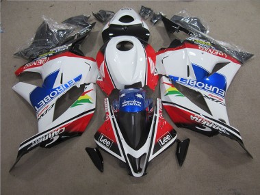 Blau Weiß EUROBET Lee Honda CBR 600 RR 2009-2012 Verkleidungen