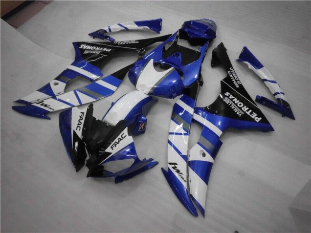 Blau Weiß FAAC Yamaha R6 2008-2016 Verkleidungen Blau Weiß FAAC Yamaha R6 2008-2016 Verkleidungen