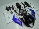 Blau Weiß Suzuki GSXR 1000 K5 2005-2006 Verkleidungen Blau Weiß Suzuki GSXR 1000 K5 2005-2006 Verkleidungen