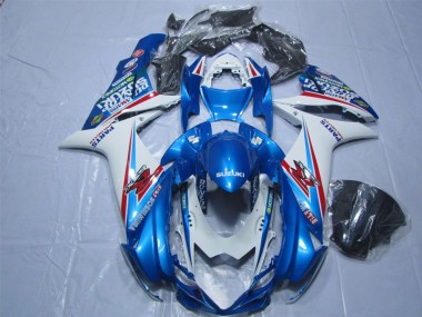 Blau Weiß Suzuki GSXR 600 K11 2011-2024 Verkleidungen