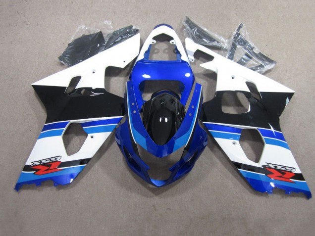 Blau Weiß Suzuki GSXR 600 K4 2004-2005 Verkleidungen Blau Weiß Suzuki GSXR 600 K4 2004-2005 Verkleidungen