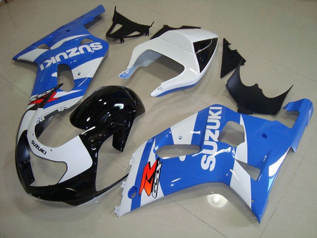 Blau Weiß Suzuki GSXR 750 K1 K2 K3 2001-2003 Vollverkleidung Blau Weiß Suzuki GSXR 750 K1 K2 K3 2001-2003 Vollverkleidung