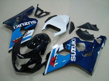 Blau Weiß Suzuki GSXR 750 K4 2004-2005 Verkleidungen