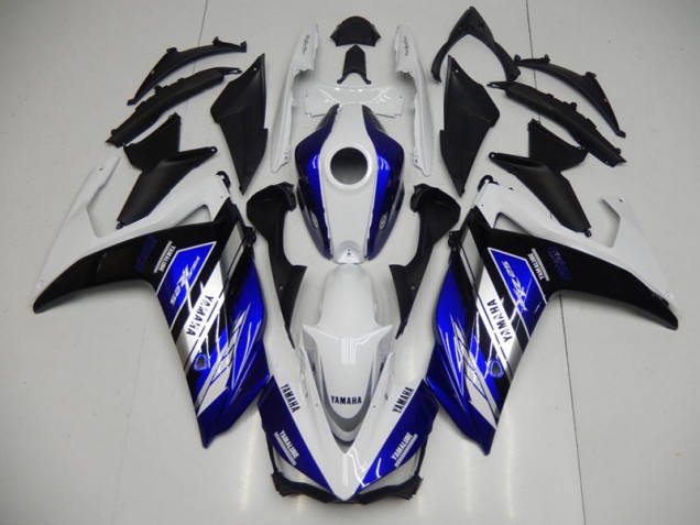 Blau Weiß Yamaha R3 2015-2022 Verkleidung Blau Weiß Yamaha R3 2015-2022 Verkleidung