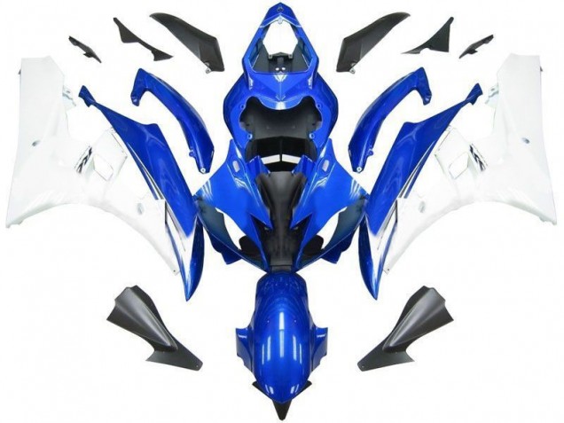 Blau Weiß Yamaha R6 2006-2007 Vollverkleidung Blau Weiß Yamaha R6 2006-2007 Vollverkleidung