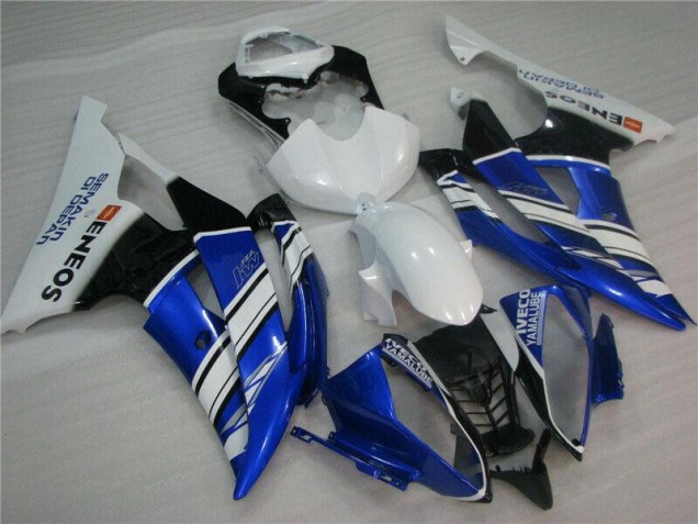 Blau Weiß Yamaha R6 2008-2016 Verkleidungen Blau Weiß Yamaha R6 2008-2016 Verkleidungen