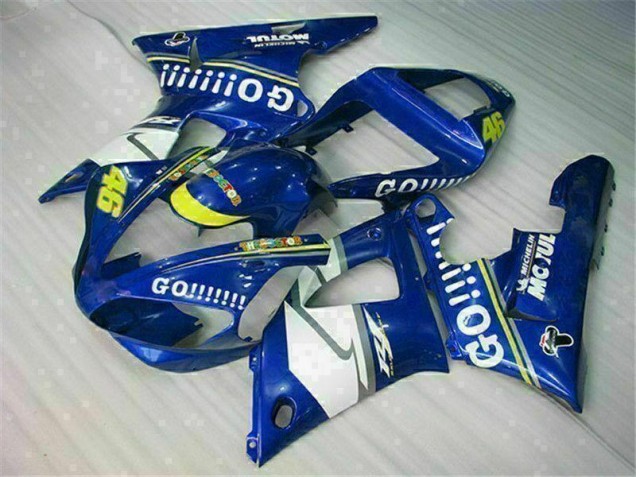 Blau Yamaha R1 2000-2001 VollVerkleidungen & Plastik