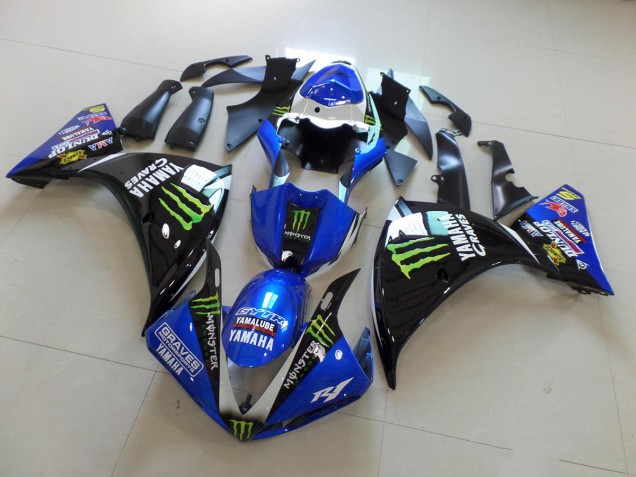 BlauSchwarz Monster Yamaha R1 2009-2011 Verkleidung