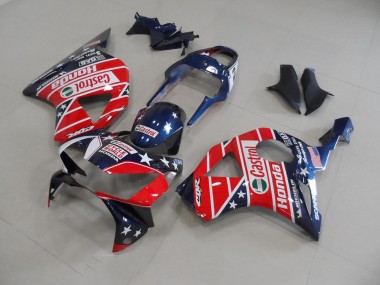 Dunkel blau Star Honda CBR 900 RR 954 2002-2003 Verkleidungen