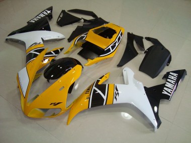 Gelb Anniversary Yamaha R1 2002-2003 Verkleidungen
