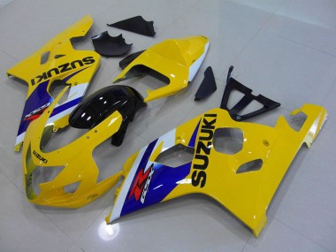 Gelb Blau Suzuki GSXR 750 K4 2004-2005 Verkleidungen