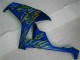 Gelb Flamme Blau Honda CBR 1000 RR 2006-2007 Verkleidungen Gelb Flamme Blau Honda CBR 1000 RR 2006-2007 Verkleidungen