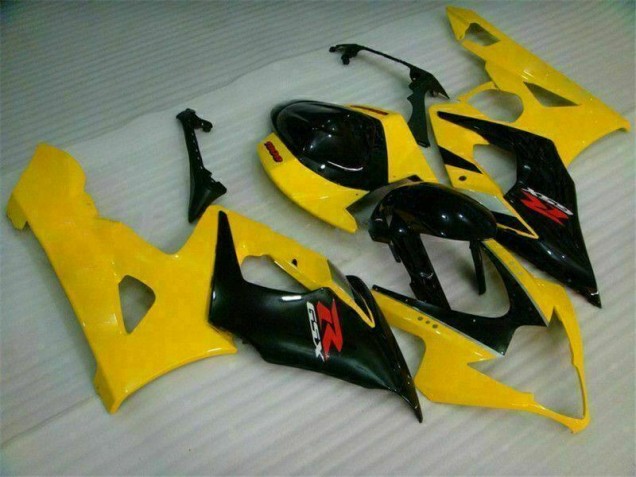 Gelb Schwarz Suzuki GSXR 1000 K5 2005-2006 Verkleidungen Gelb Schwarz Suzuki GSXR 1000 K5 2005-2006 Verkleidungen