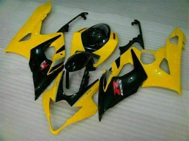 Gelb Schwarz Suzuki GSXR 1000 K5 2005-2006 Verkleidungen Gelb Schwarz Suzuki GSXR 1000 K5 2005-2006 Verkleidungen