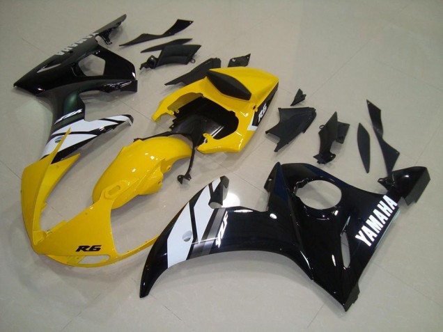 Gelb Schwarz Yamaha R6 2003-2005 Verkleidungen Gelb Schwarz Yamaha R6 2003-2005 Verkleidungen