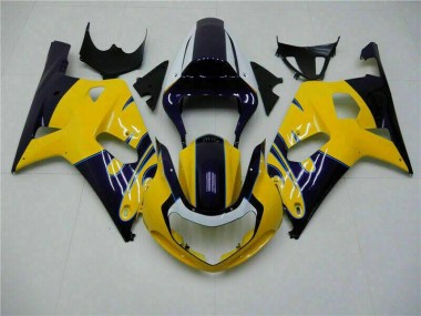 Gelb Suzuki GSXR 600 / 750 K1 K2 K3 2001-2003 Vollverkleidung
