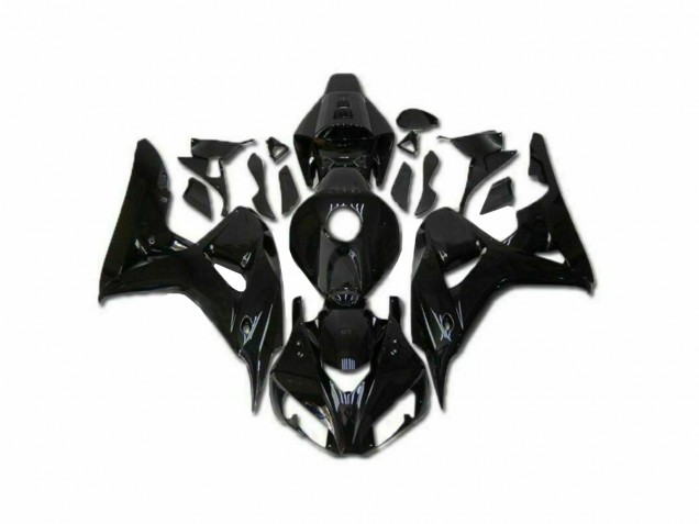 Glänzend Schwarz Honda CBR 1000 RR 2006-2007 Verkleidungen Glänzend Schwarz Honda CBR 1000 RR 2006-2007 Verkleidungen
