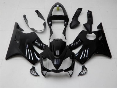 Glänzend Schwarz Honda CBR 600 F4i 2001-2003 Verkleidungen