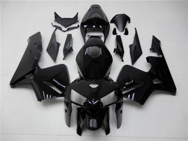Glänzend Schwarz Honda CBR 600 RR 2005-2006 Verkleidungen