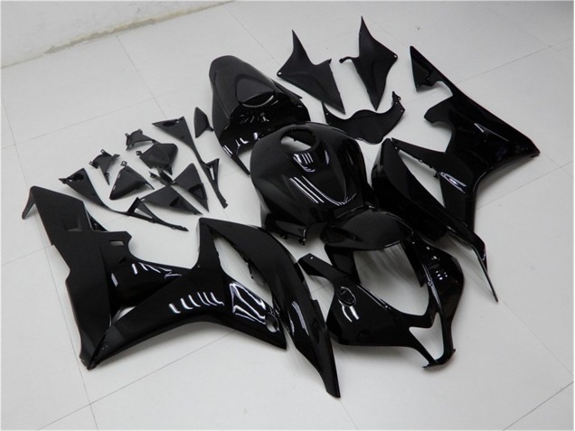 Glänzend Schwarz Honda CBR 600 RR 2007-2008 Verkleidungen Glänzend Schwarz Honda CBR 600 RR 2007-2008 Verkleidungen