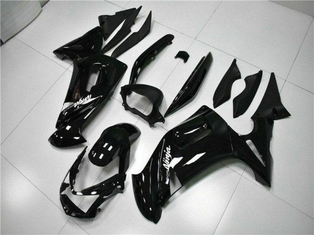 Glänzend Schwarz Kawasaki EX650 2006-2008 Verkleidungen