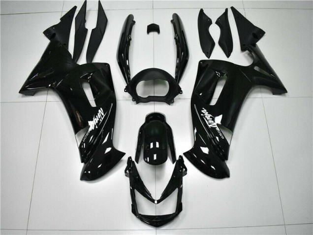 Glänzend Schwarz Kawasaki EX650 2006-2008 Verkleidungen