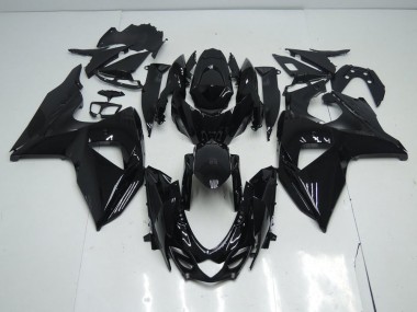 Glänzend Schwarz Suzuki GSXR 1000 K9 2009-2016 Verkleidungen