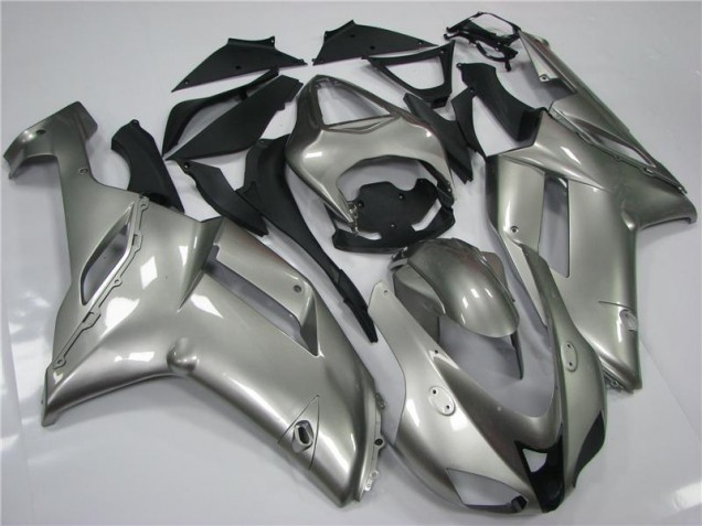 Grau Kawasaki ZX6R 2007-2008 Verkleidungen Grau Kawasaki ZX6R 2007-2008 Verkleidungen