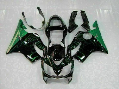Grün Honda CBR 600 F4i 2001-2003 Verkleidungen