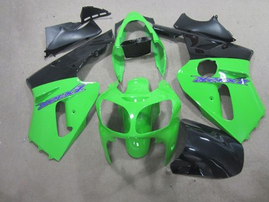 Grün Kawasaki ZX12R 2000-2001 Verkleidungen