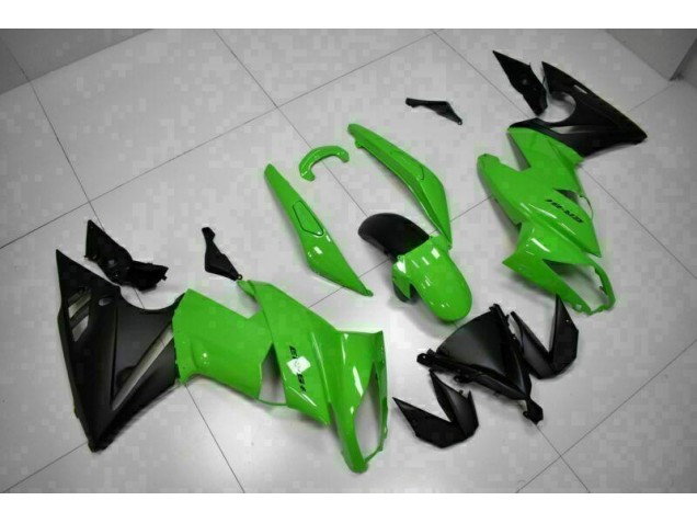 Grün Schwarz Kawasaki EX650 2009-2011 Verkleidung Grün Schwarz Kawasaki EX650 2009-2011 Verkleidung