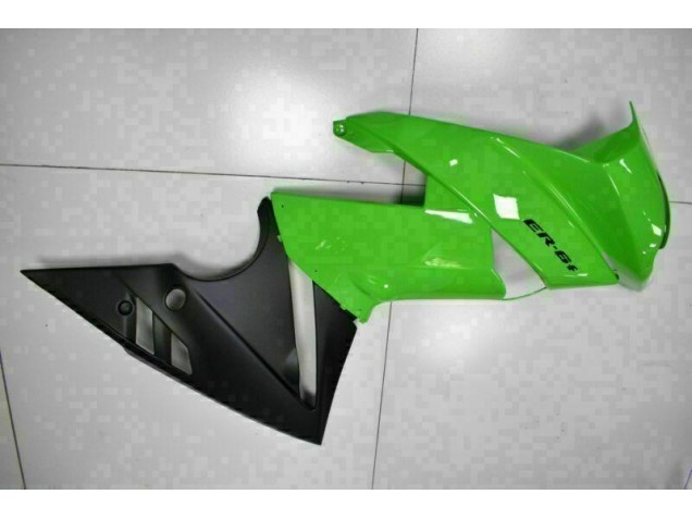 Grün Schwarz Kawasaki EX650 2009-2011 Verkleidung Grün Schwarz Kawasaki EX650 2009-2011 Verkleidung