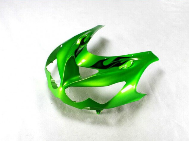 Grün Schwarz Kawasaki ZX14R ZZR 1400 2012-2021 Verkleidungen Grün Schwarz Kawasaki ZX14R ZZR 1400 2012-2021 Verkleidungen