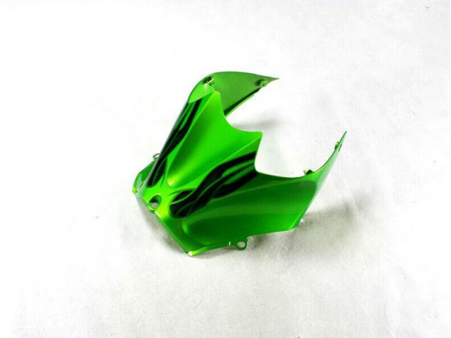 Grün Schwarz Kawasaki ZX14R ZZR 1400 2012-2021 Verkleidungen Grün Schwarz Kawasaki ZX14R ZZR 1400 2012-2021 Verkleidungen