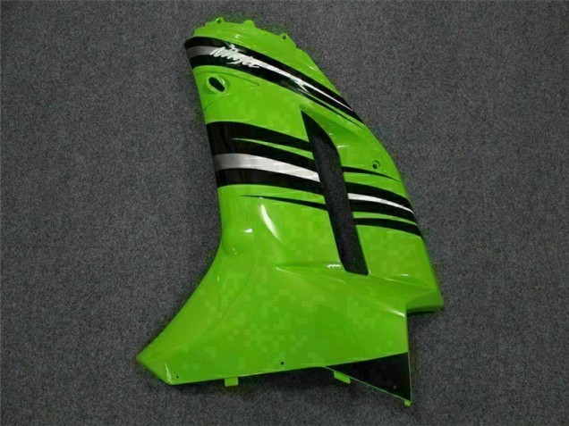 Grün Schwarz Kawasaki ZX6R 2007-2008 Verkleidungen Grün Schwarz Kawasaki ZX6R 2007-2008 Verkleidungen