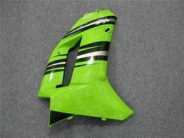 Grün Schwarz Kawasaki ZX6R 2007-2008 Verkleidungen Grün Schwarz Kawasaki ZX6R 2007-2008 Verkleidungen