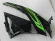 Grün Schwarz Kawasaki ZX6R 2009-2012 Verkleidung Grün Schwarz Kawasaki ZX6R 2009-2012 Verkleidung