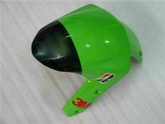 Grün Schwarz Kawasaki ZX6R 2009-2012 Verkleidungen Grün Schwarz Kawasaki ZX6R 2009-2012 Verkleidungen