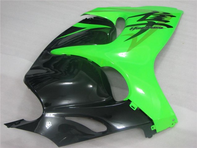 Grün Schwarz Suzuki GSXR 1300 Hayabusa 2008-2019 Verkleidungen