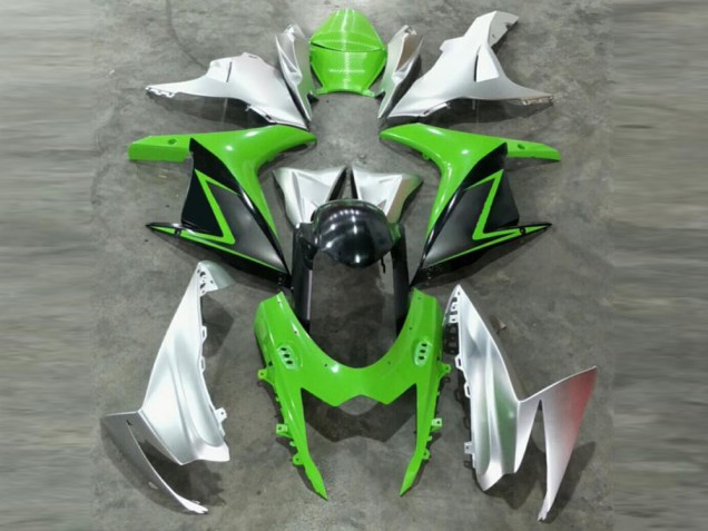 Grün Silber Suzuki GSXR 600 / 750 K11 2011-2024 Verkleidung Grün Silber Suzuki GSXR 600 / 750 K11 2011-2024 Verkleidung