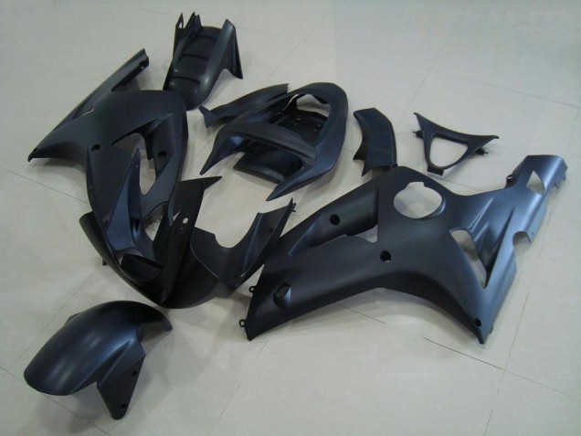Matt Schwarz Kawasaki ZX6R 2003-2004 Verkleidung Matt Schwarz Kawasaki ZX6R 2003-2004 Verkleidung