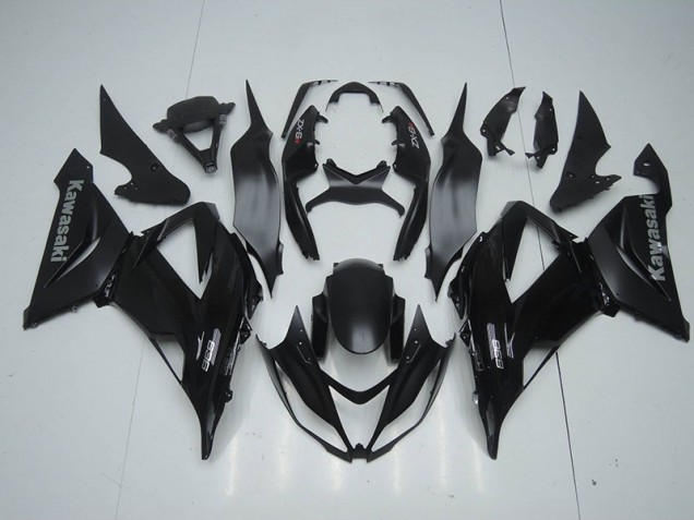 Matt Schwarz Kawasaki ZX6R 2013-2018 Verkleidungen Matt Schwarz Kawasaki ZX6R 2013-2018 Verkleidungen