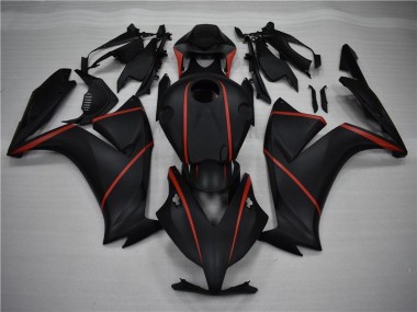 Matt Schwarz Rot Honda CBR 1000 RR 2012-2016 Verkleidungen